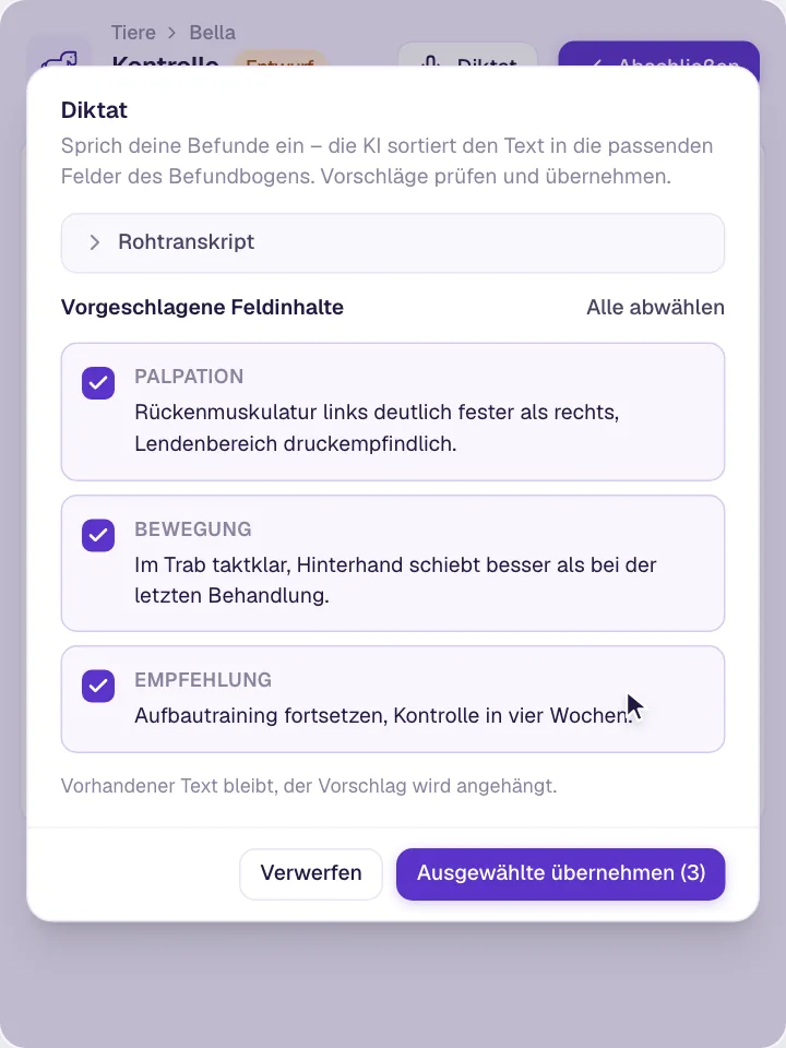 KI-Sprachfunktion