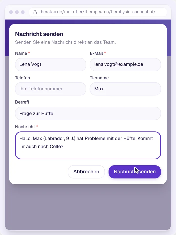 Kontaktformular