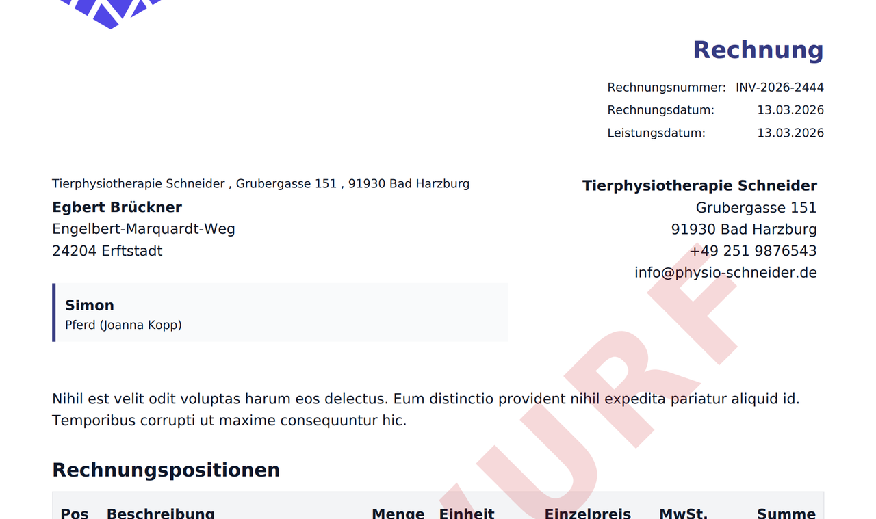 TheraTap Praxis-Software für Tierärzt:innen