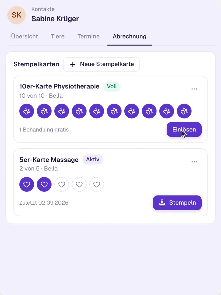 Stempelkarten