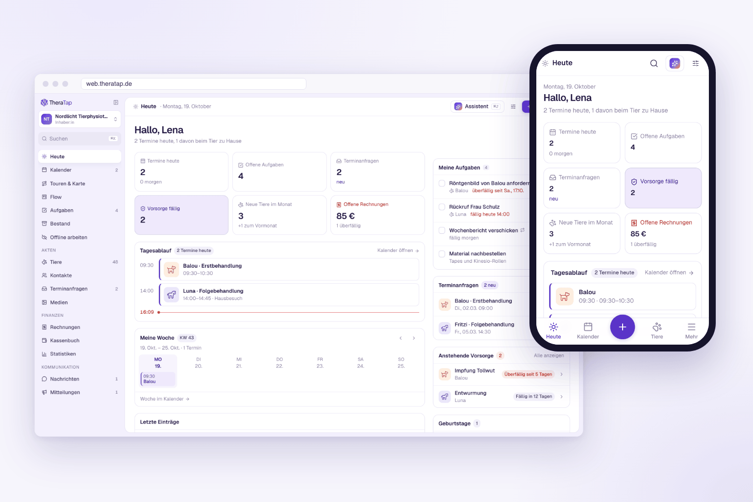 Die neue TheraTap-Web-App: jetzt als Beta ausprobieren